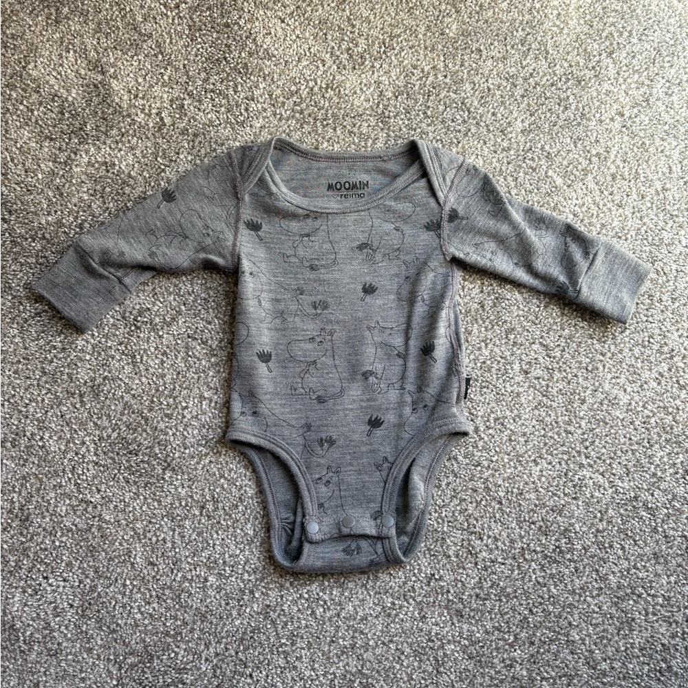 Moomin x Reima 3-6 month bodysuit - 100% wool